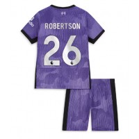 Camisa de time de futebol Liverpool Andrew Robertson #26 Replicas 3º Equipamento Infantil 2023-24 Manga Curta (+ Calças curtas)